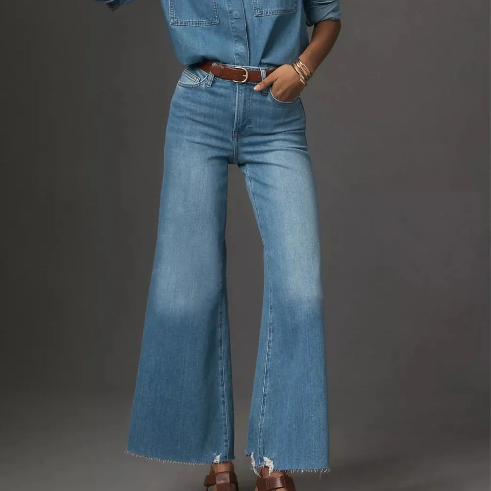 FRAME Le Palazzo Crop high-waisted jeans - Picture 6 of 13